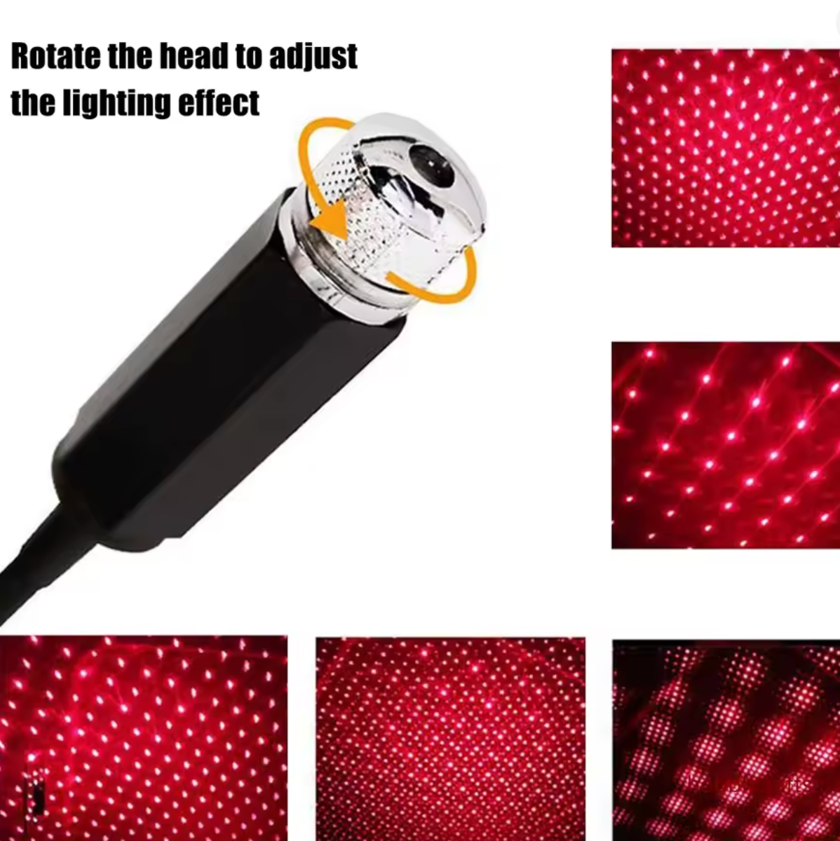 Mini LED Car Roof Star Night Light Projector Atmosphere Galaxy Lamp USB