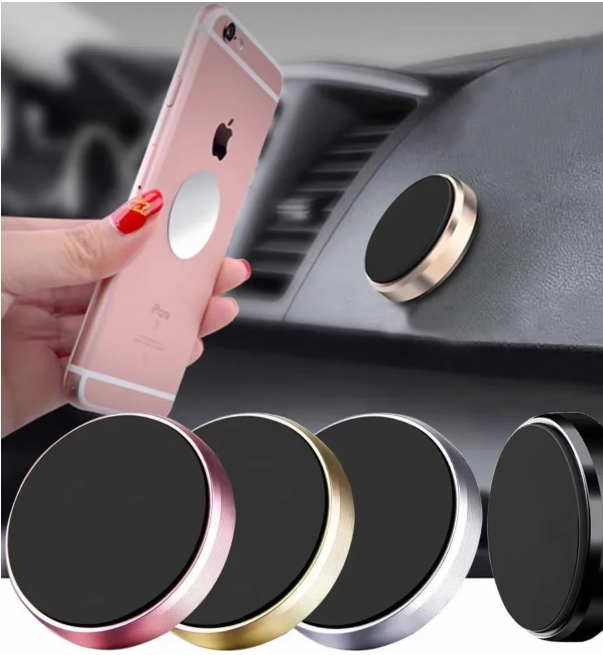 Magnetic Car Phone Holder - Secure. Sleek. Hands-Free